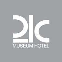 the logo for the 21c museum hotel